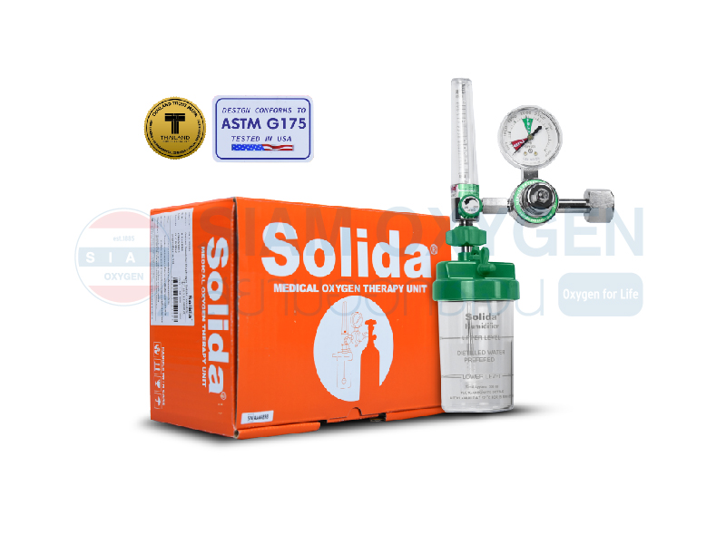 ชุดเกจ์ออกซิเจน 15 ลิตร Solida