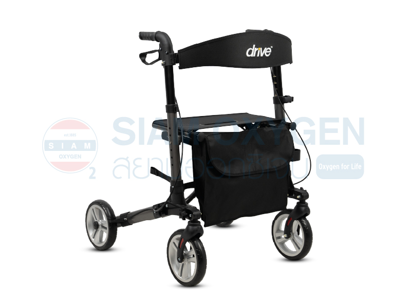 รถเข็นช่วยเดิน อุปกรณ์ช่วยพยุงเดิน Rollator ยี่ห้อ Drive Medical รุ่น MOKA GREY