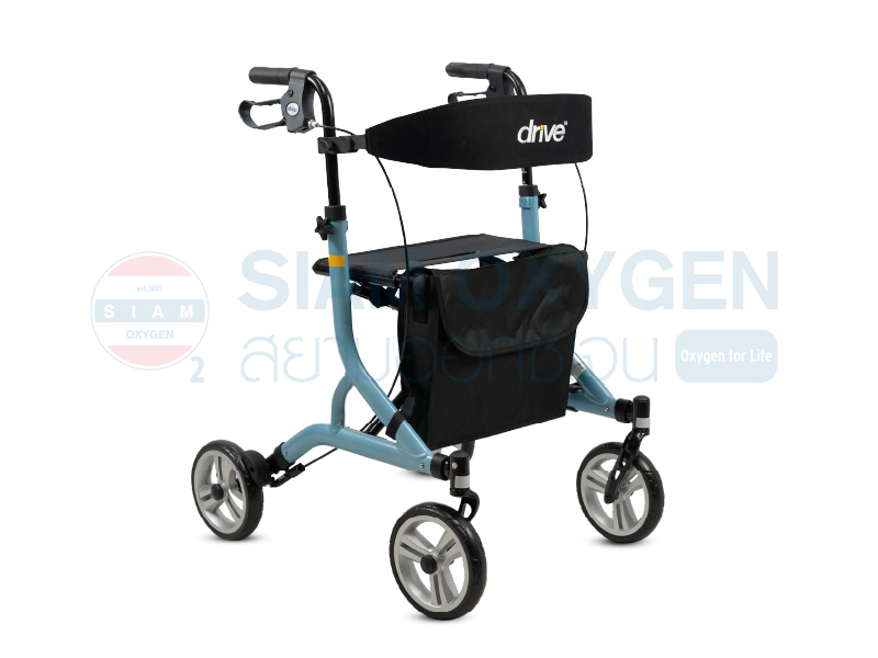 รถเข็นช่วยเดิน อุปกรณ์ช่วยพยุงเดิน Rollator ยี่ห้อ Drive Medical รุ่น Nitro SL Rollator